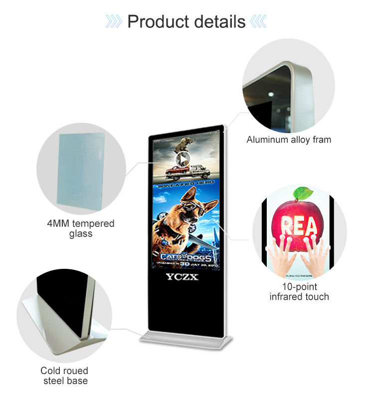 Custom Size Commercial Indoor Advertising Standing Led Display screen